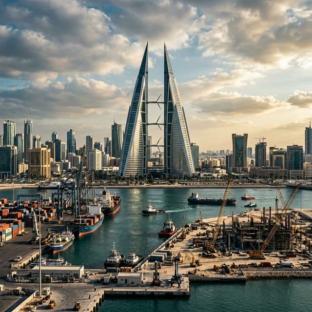 Massive commercial manpower and logistics deployment infrastructure in Bahrain