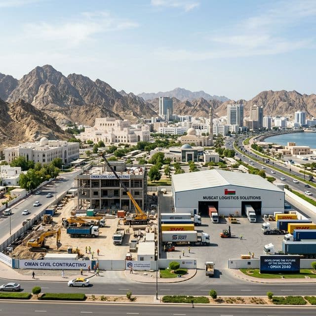 Massive commercial manpower and logistics deployment infrastructure in Oman